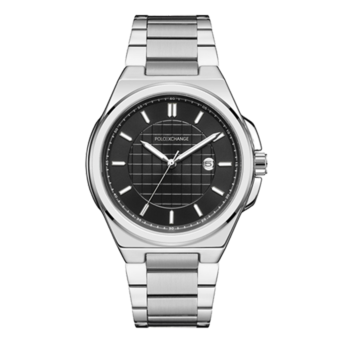 MONTRE POLOEXCHANGE HOMME SIMPLE ACIER